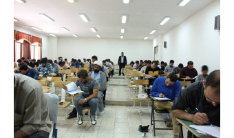 گزارش تصویری برگزاری آزمون استخدامی آموزش و پرورش در دانشگاه کاشان
